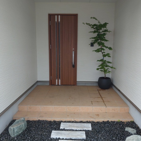 別邸青い森那須の癒しの入り口です。