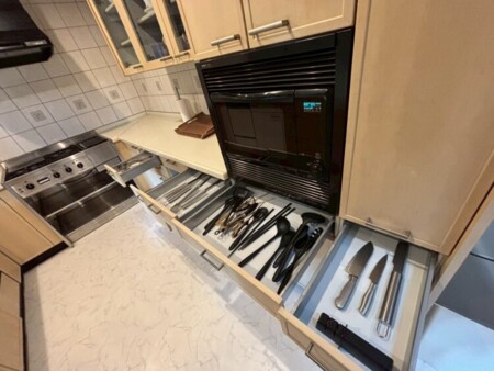 基本的な調理器具はそろってます！