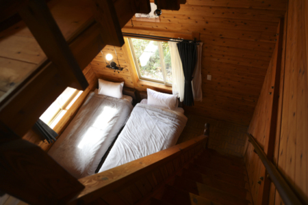 日田杉のログハウス